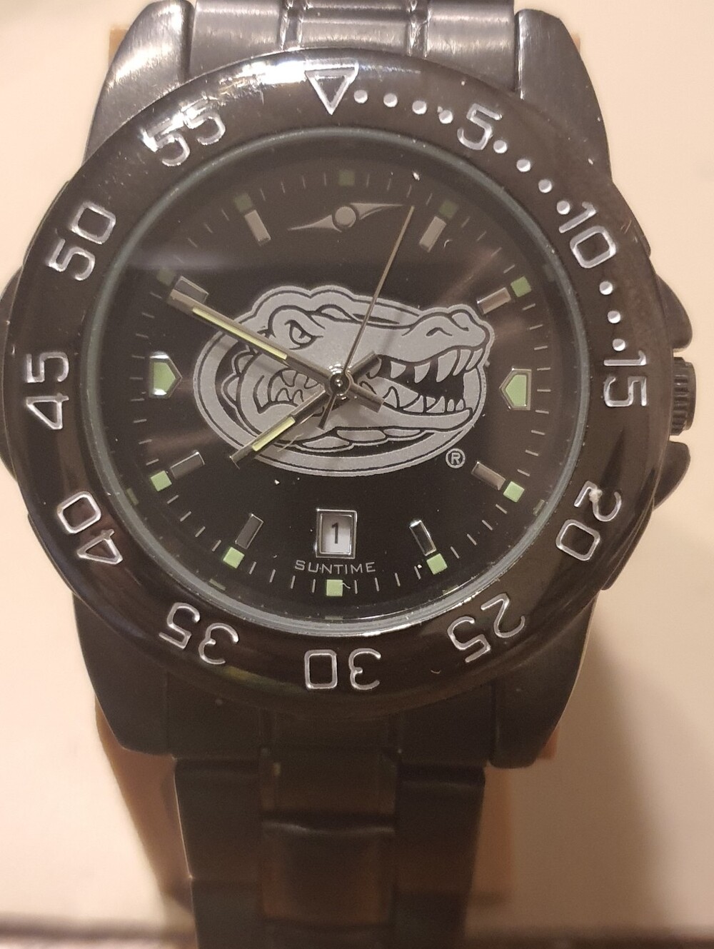 Sun Time Florida Gators Fantom Sport Black Collegiate Men's Watch